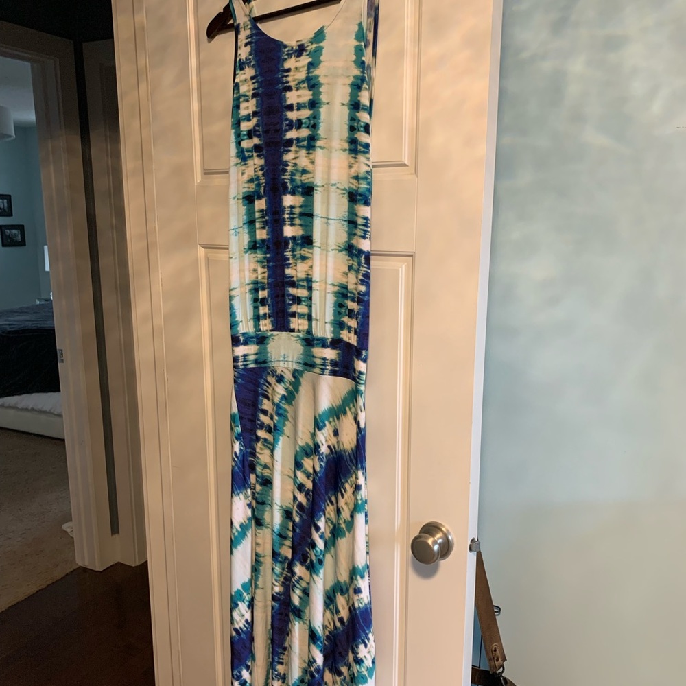 Veronica M dropped waist maxi dress